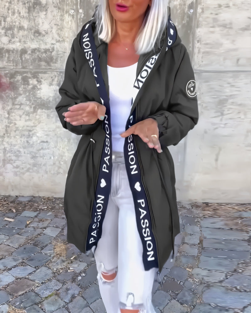 Moderne Freizeitjacke Zip-Up Damen