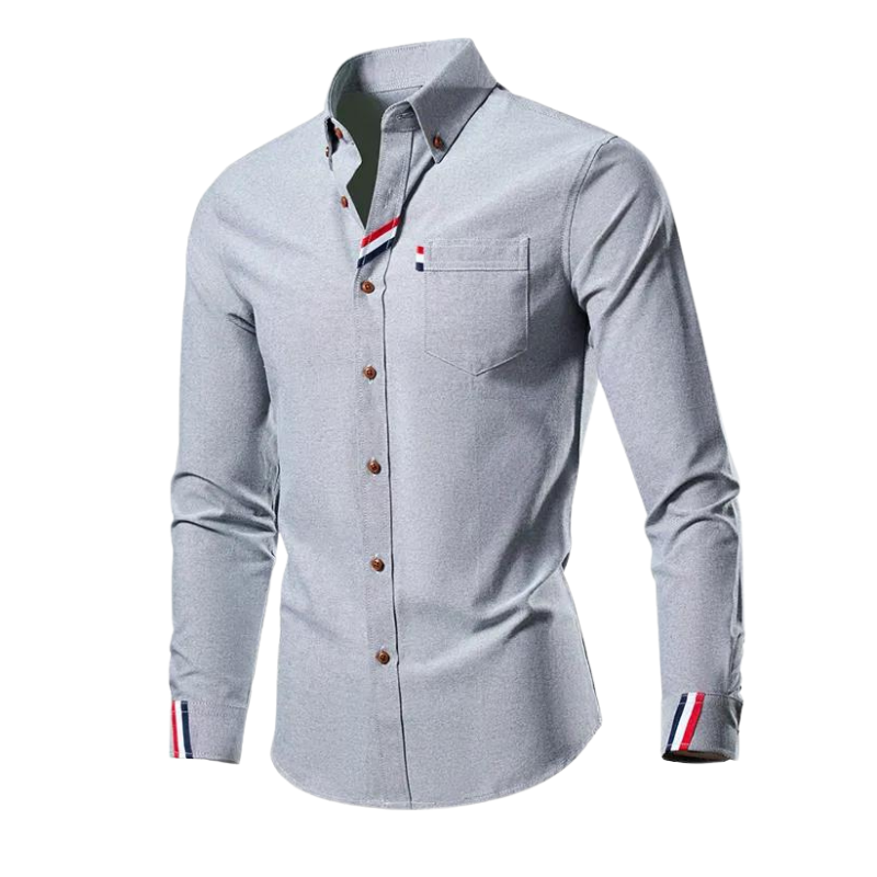 Stilvolle Herren Hemd Aus Baumwolle Komfortabel → Elegantes Herren Aus Stoff, Baumwolle Komfort