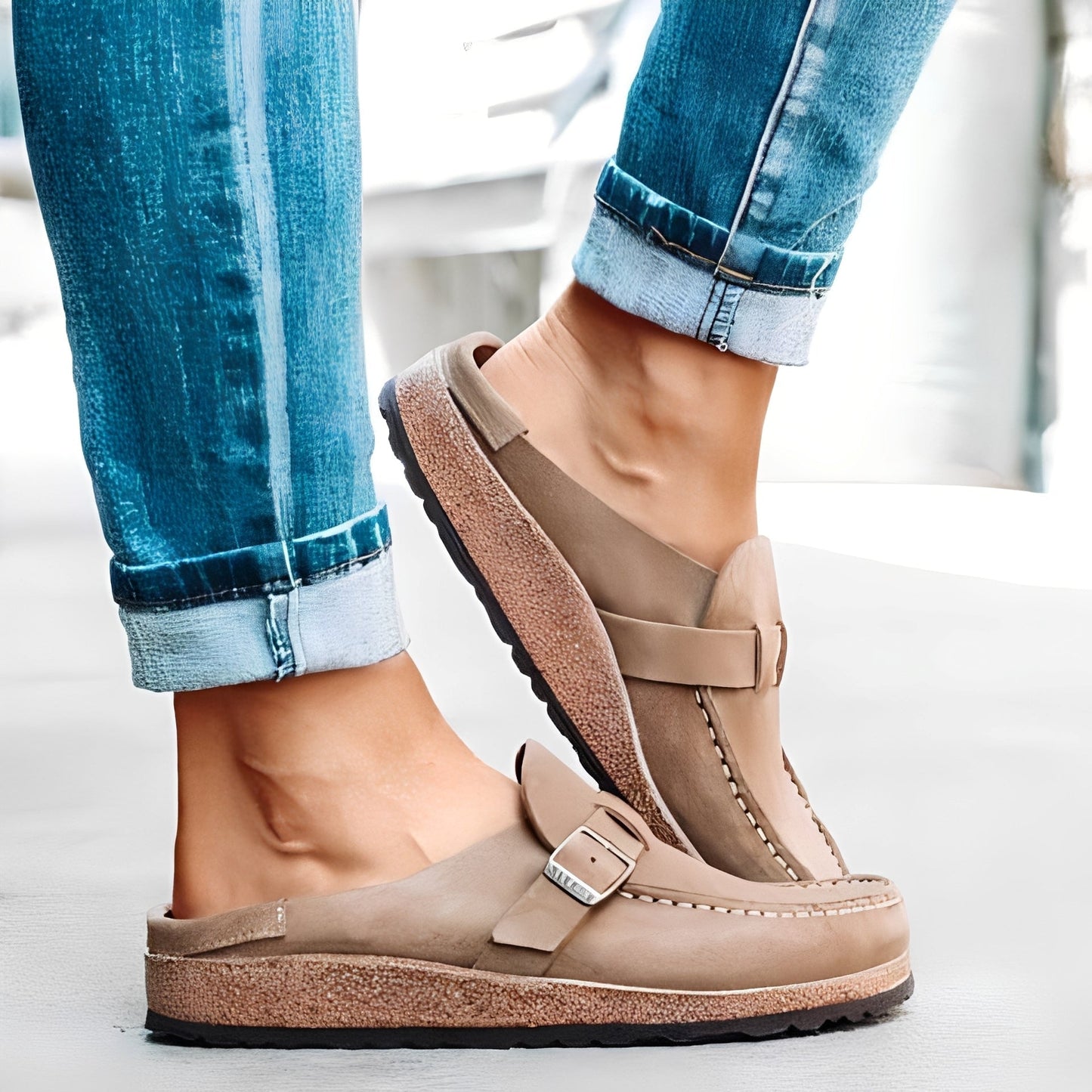 Damen Mokassins Schuhe Trendy Elegant