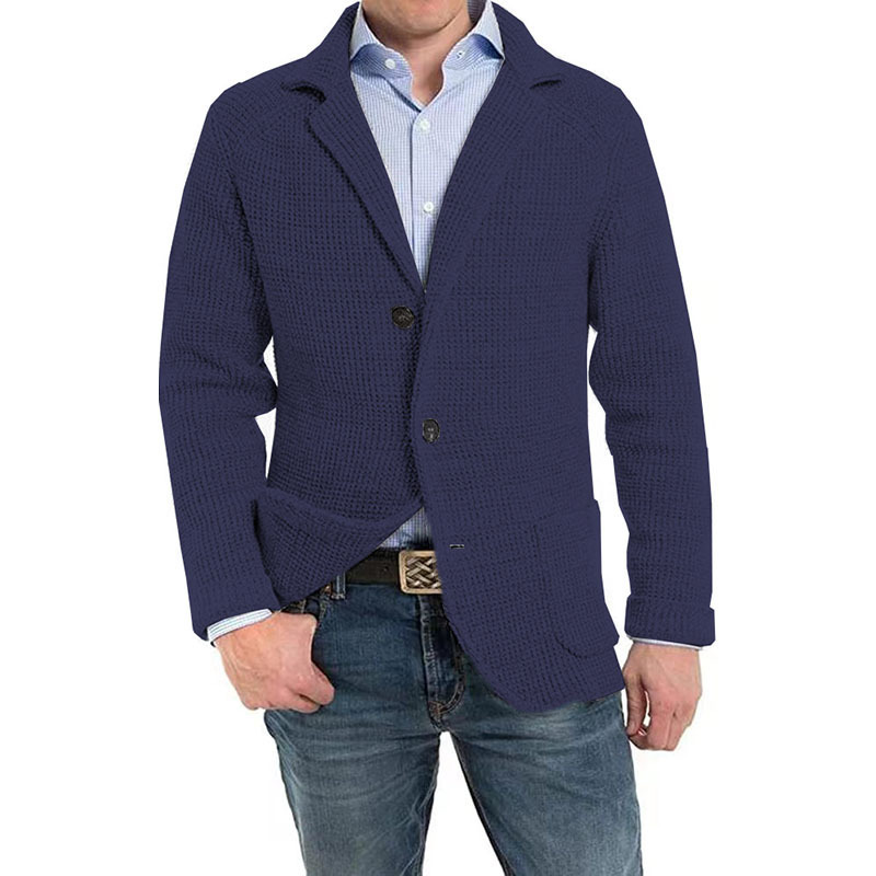 Herren Strickcardigan Winter Warm Bequem Regular Fit