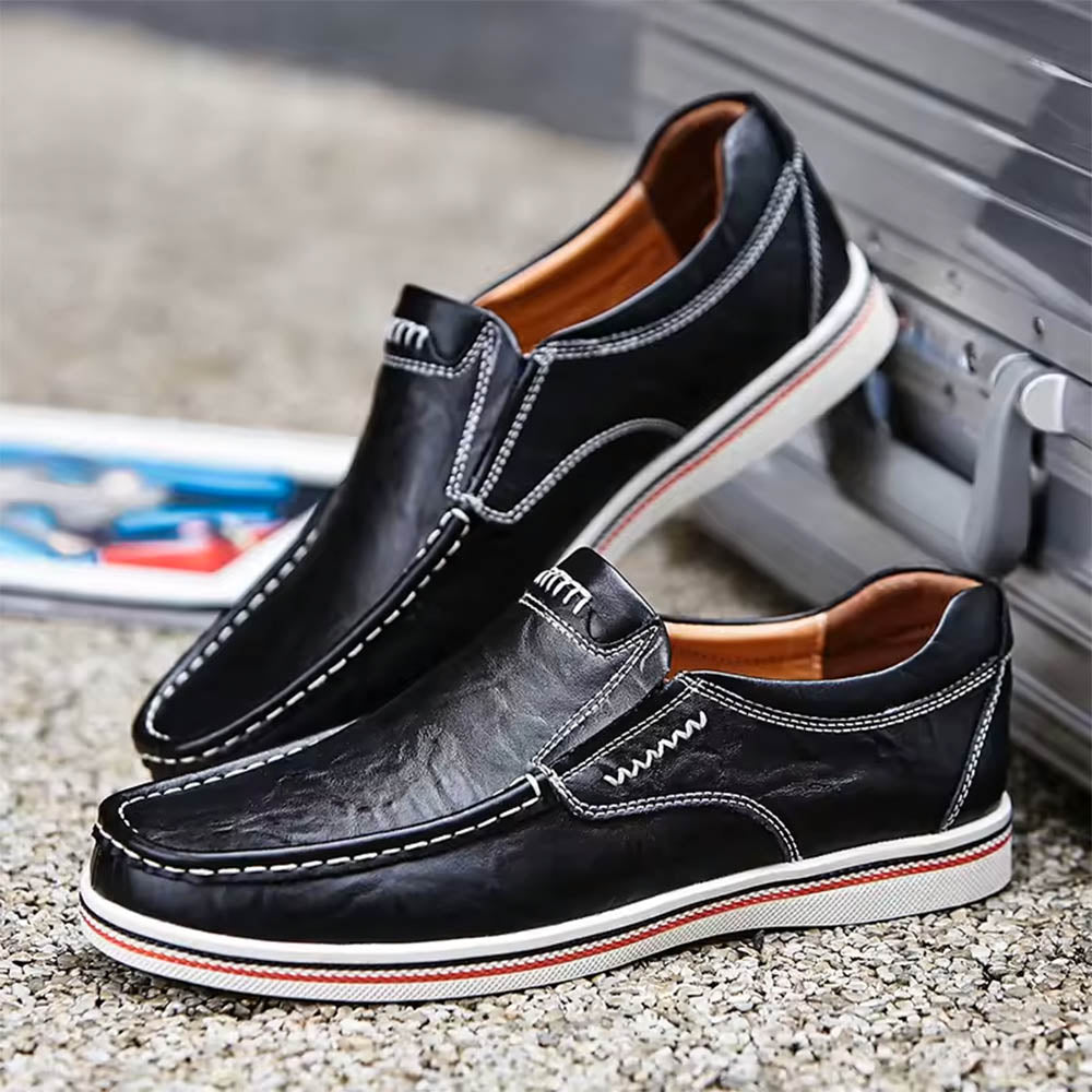 Herren Loafers Frühling Mokassin Schuhe Braun