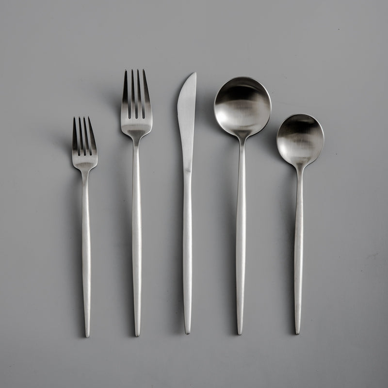 Edelstahl Besteck Set Modern Einfach Elegant