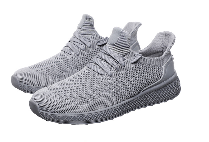 Herrenschuhe Weiß Leinwand Elegante Schnürsenkel