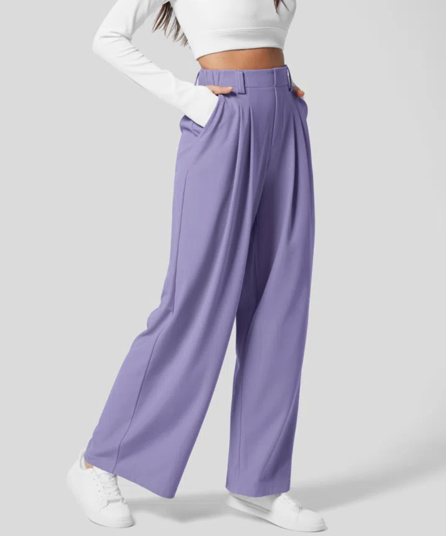 Maßgeschneiderte Hose mit Weiten Beinen Elegant