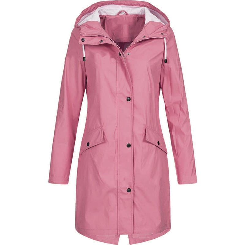 Wasserdichte Regenjacke Damen Mit Kapuze Modern