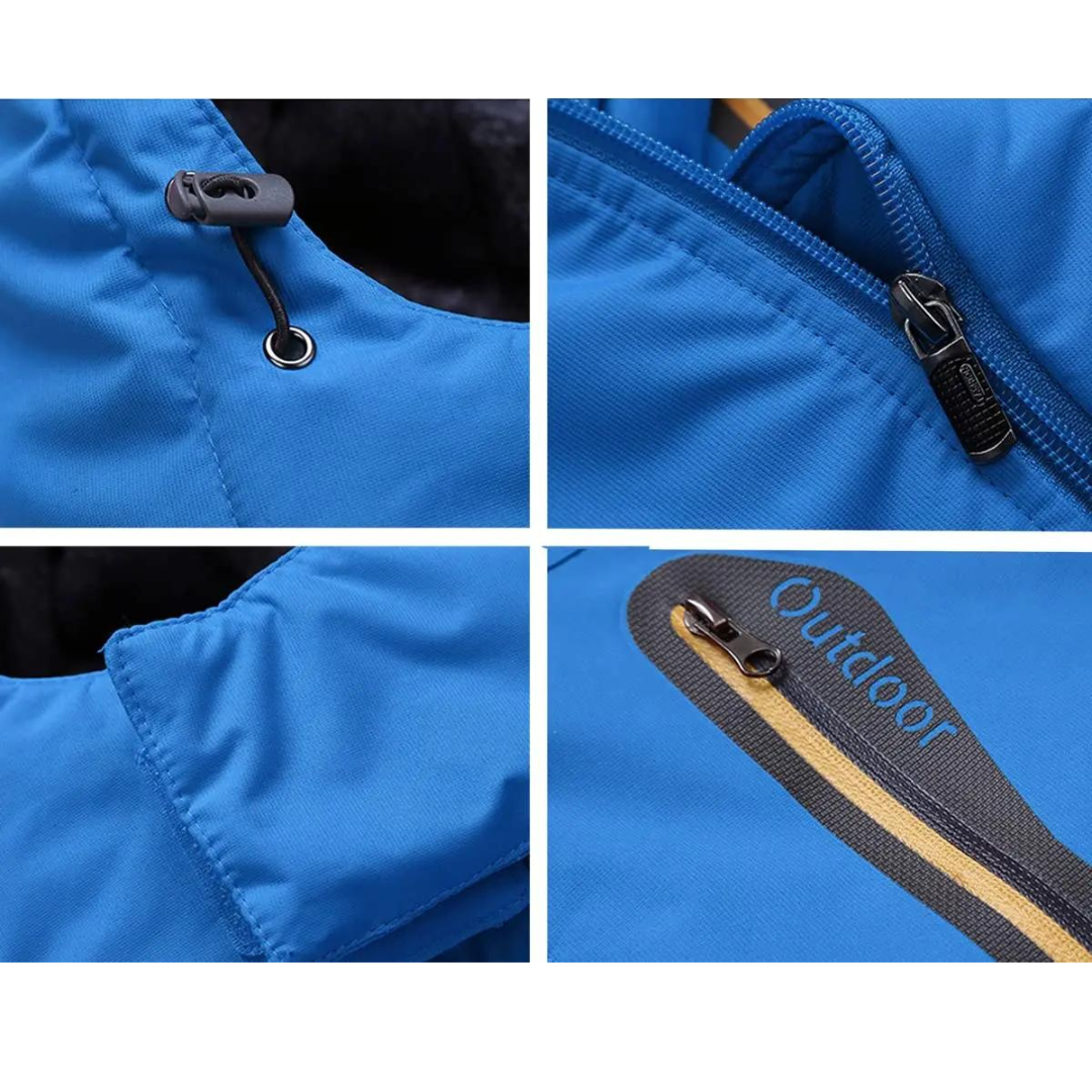 Herren Outdoor-Jacke Wasserdicht Warm Isoliert