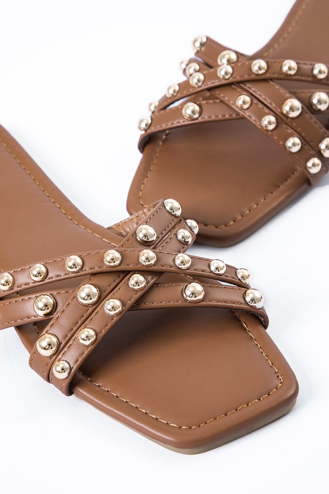 Sandalen mit Nieten Damen Sommer Trend