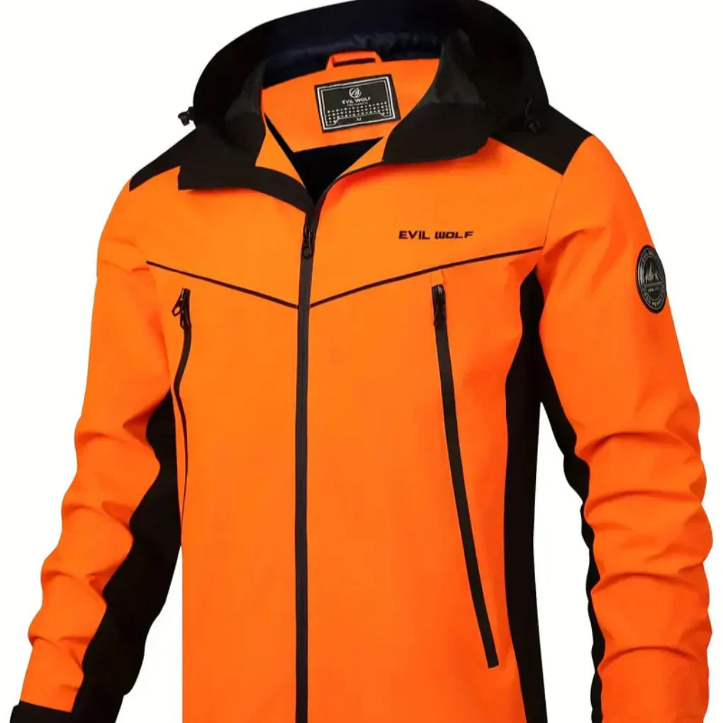 Wasserabweisende Outdoorjacke Reflektierend Funktionell