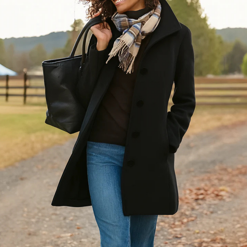 Klassische Herrenjacke mit Knöpfen Modern