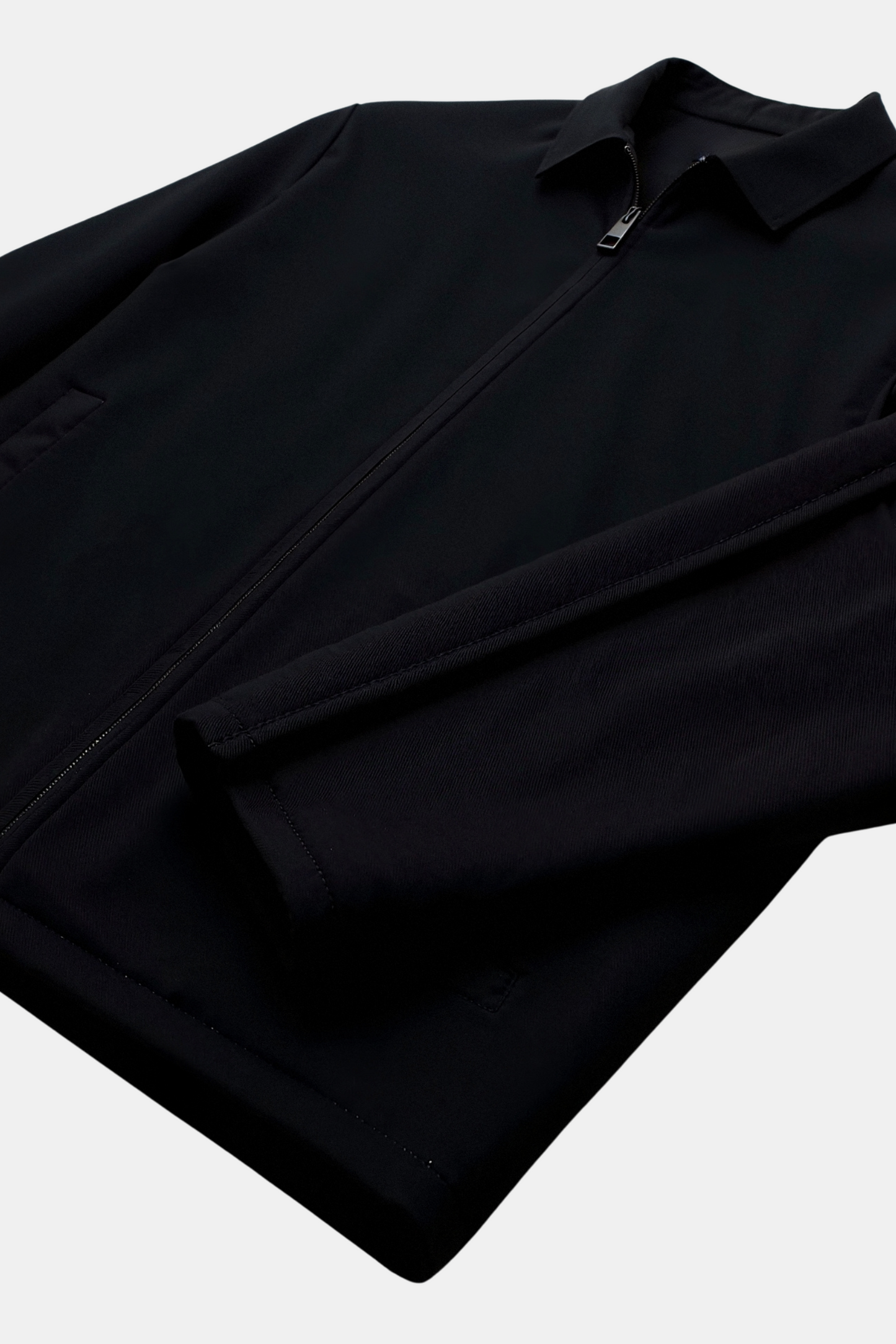 Herrenjacke Schwarz Elegante Slim Fit