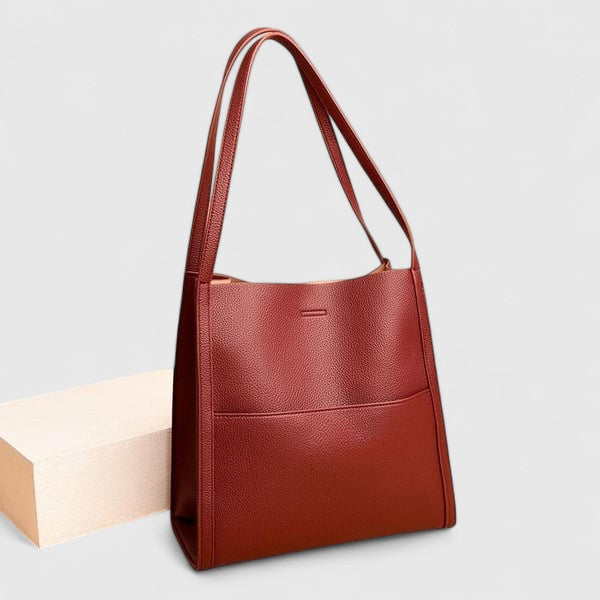 Damen Schultertasche Einfach Minimalistisch Schwarz