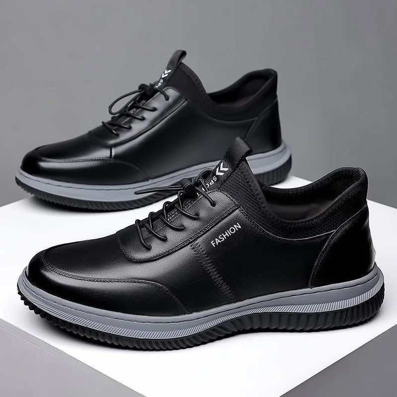 Herrenschuhe aus Kunstleder Heidi Stil Modern