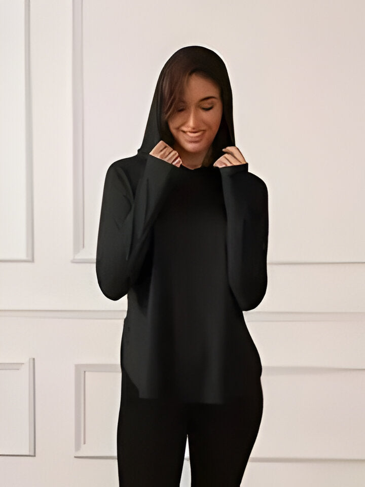 Damen Sonnenschutz Hoodie UV-Schutz Kapuze