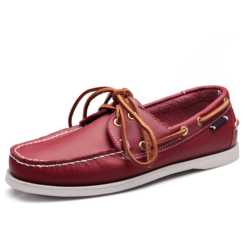 Herren Loafer Schuhe Bequem Schnürsenkel Ergonomisch