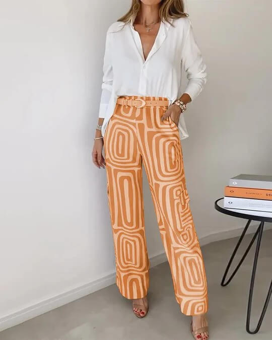Elegante Damen Hose Leicht und Stilvoll