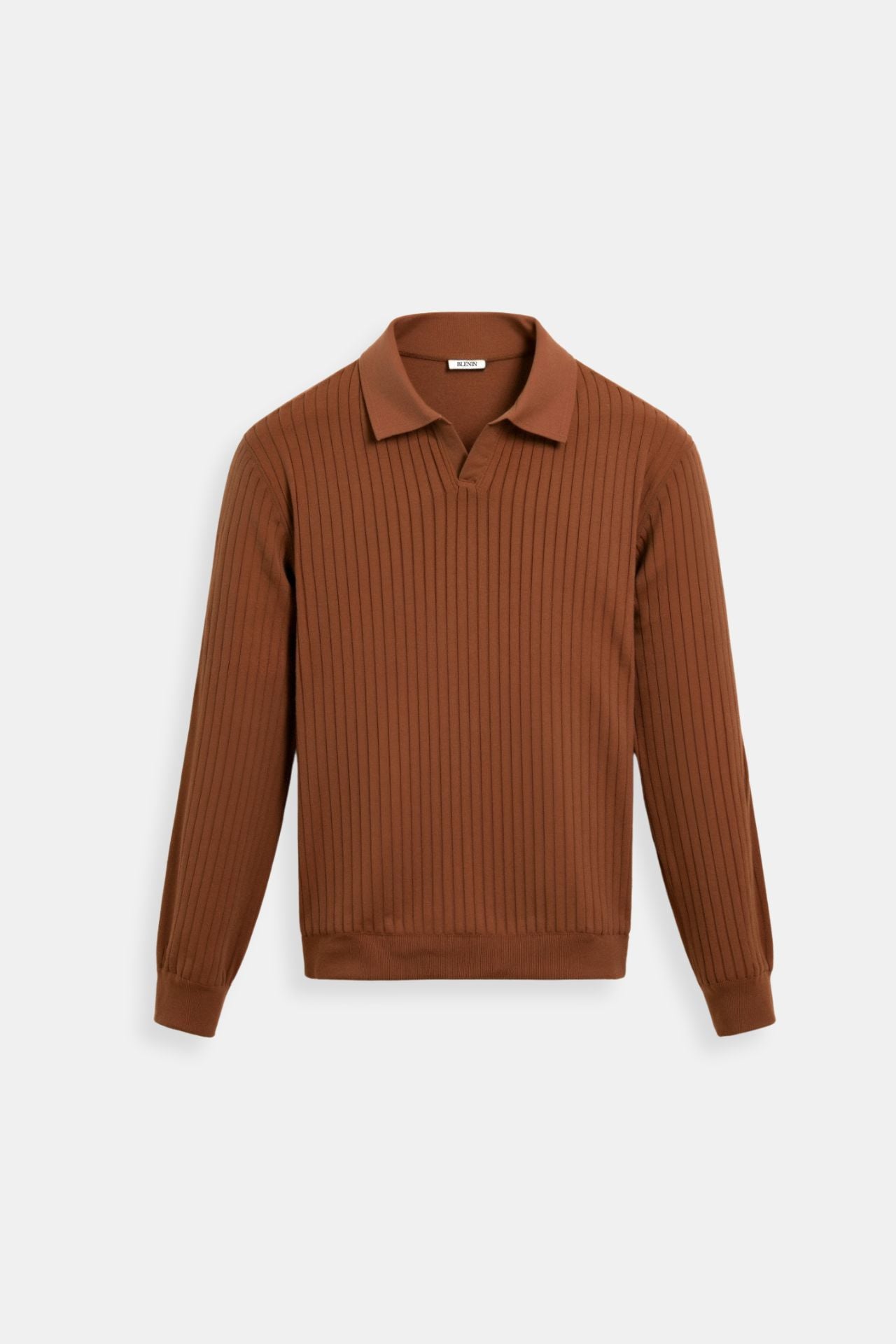 Elegantes Poloshirt Strick Modern Slim Fit