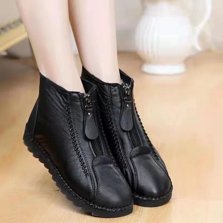 Orthopädische Stiefel Leder Bequem Komfortabel