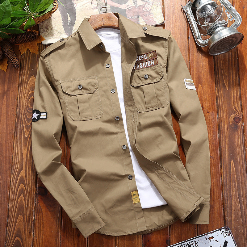 Herren Cargo Hemd Robust Funktional