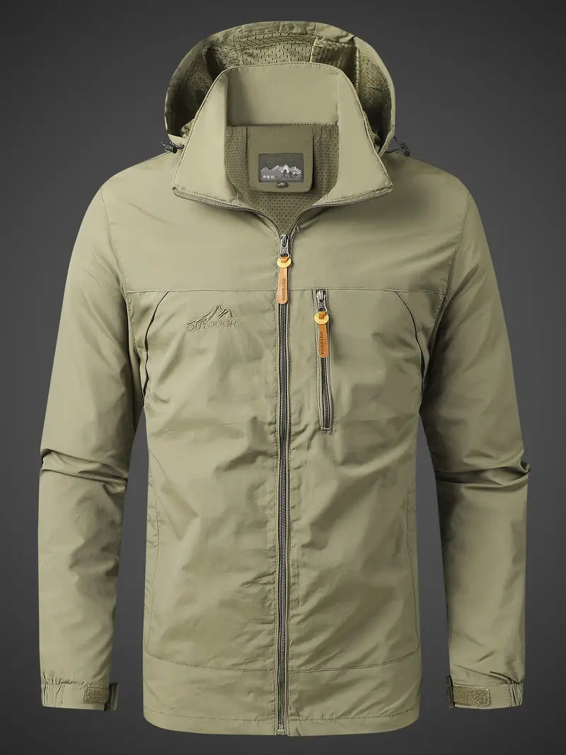 Herren Outdoor Jacke Wasser- und Winddicht Funktionell