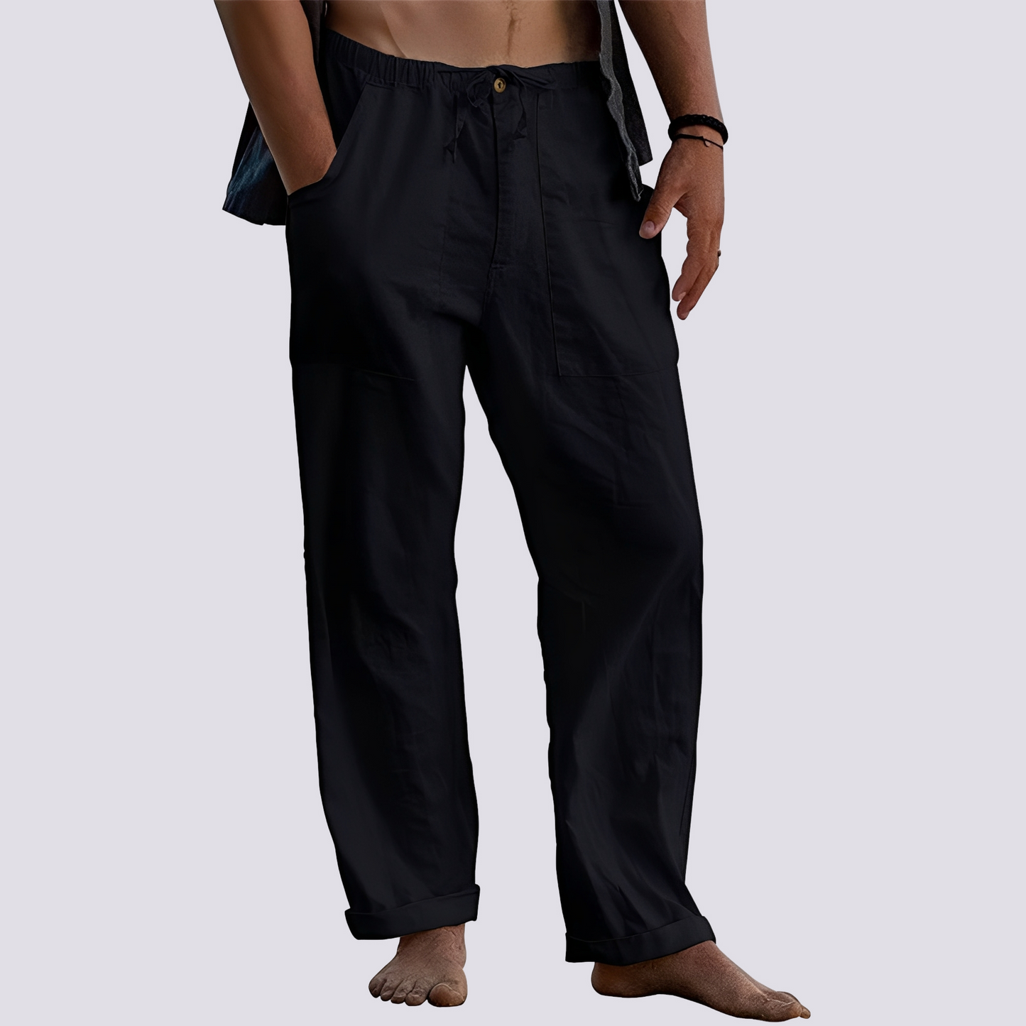 Bequeme Herrenhose Freizeit Hose Komfortabel