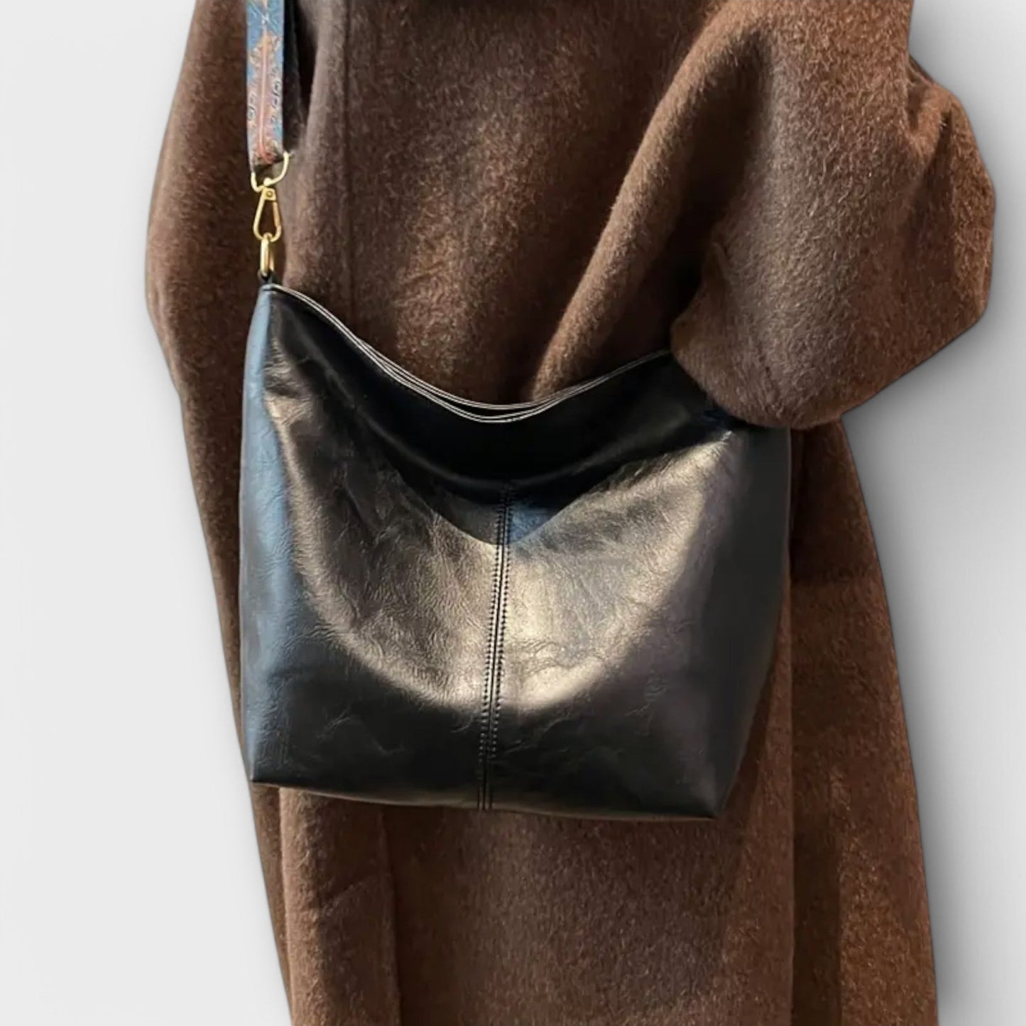 Elegante Damenhandtasche Vintage Stil Leder