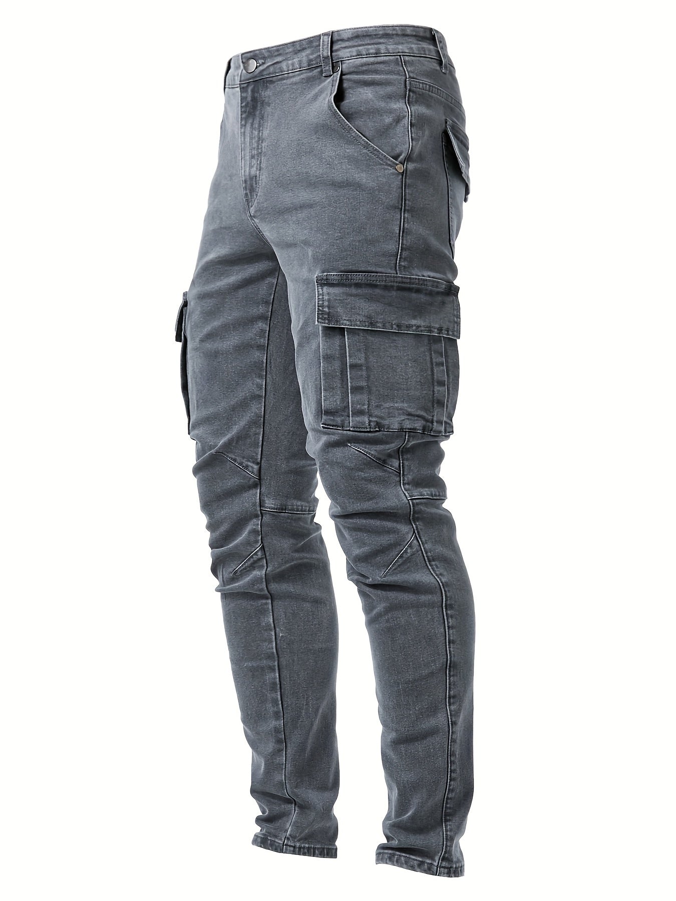 Herren Cargo Hose Stretch Elastisch Bequem