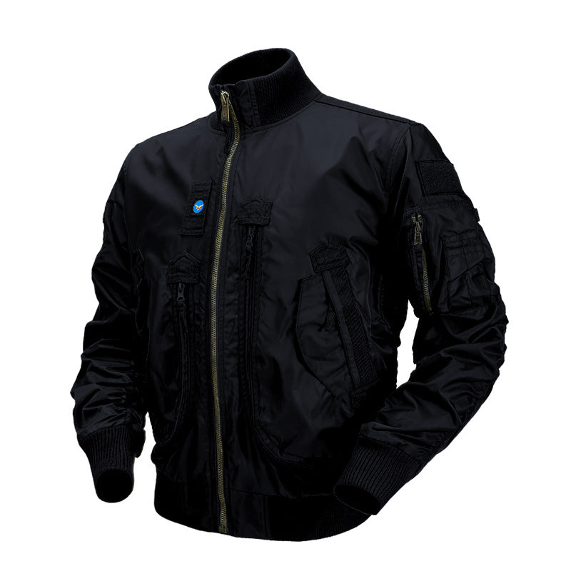 Herren Leder-Pilotenjacke Vintage Style