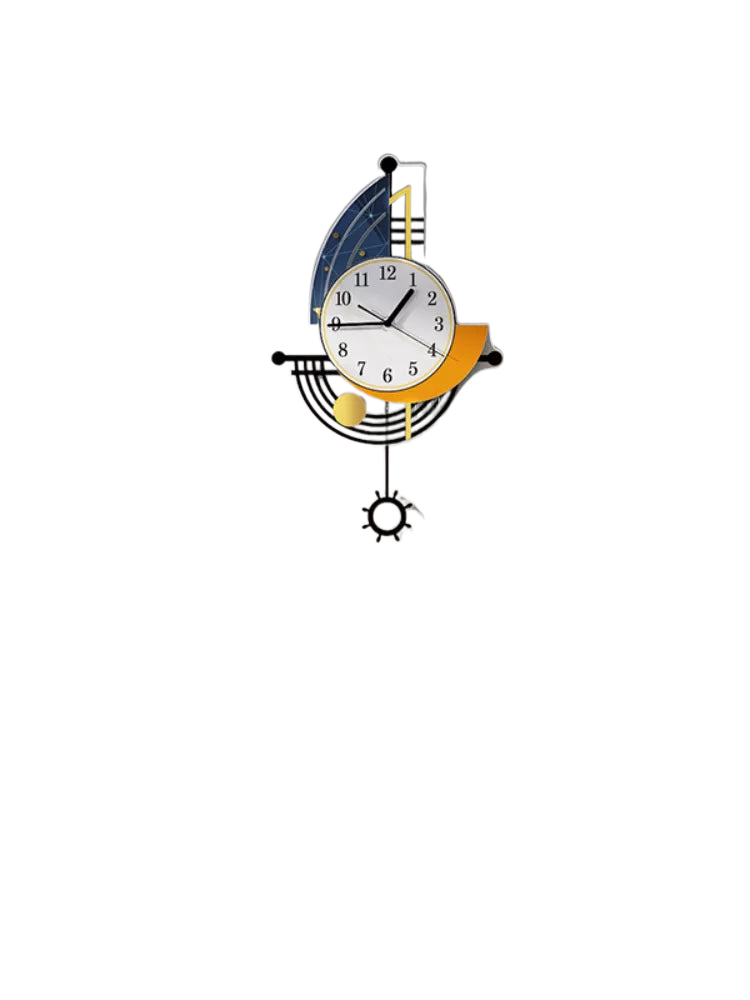 Segelboot Wanduhr Dekorative Uhren für Wohnzimmer