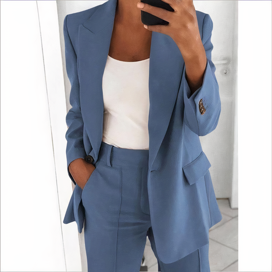 Business Blazer Set Jacke Hose Anzug