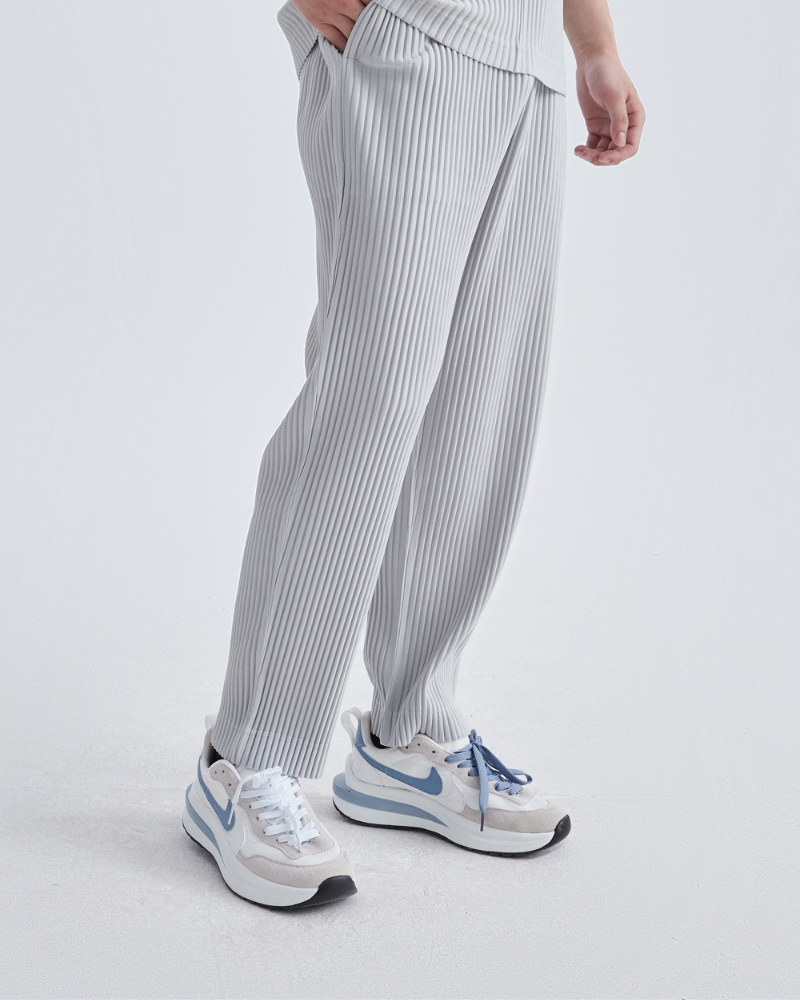 Bequeme Rippstrick-Hose Lockere Passform Elastisch Baumwolle