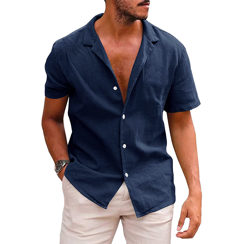 Sommer Hemd Herren Leicht Freizeit Modell