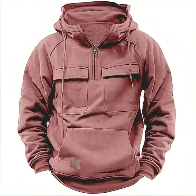Hoodie mit Brusttaschen von BerlinGlamour