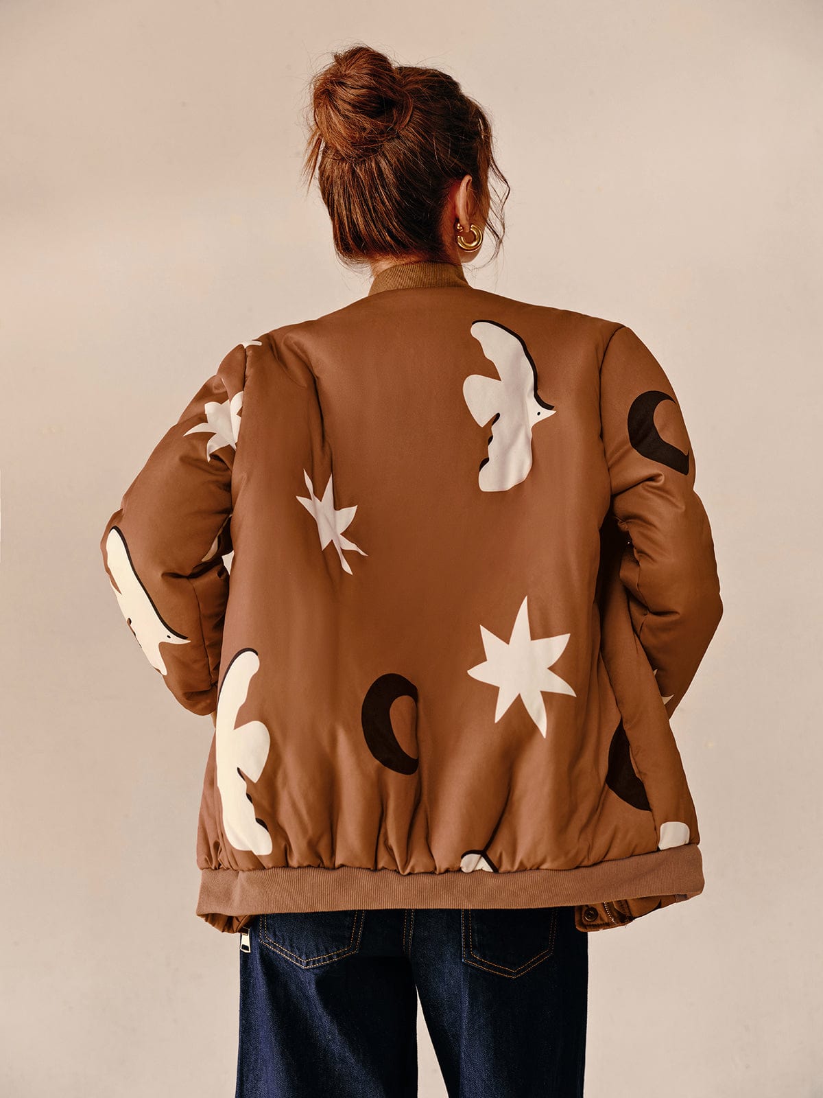 Oversized Bomberjacke Groß Modern Urban