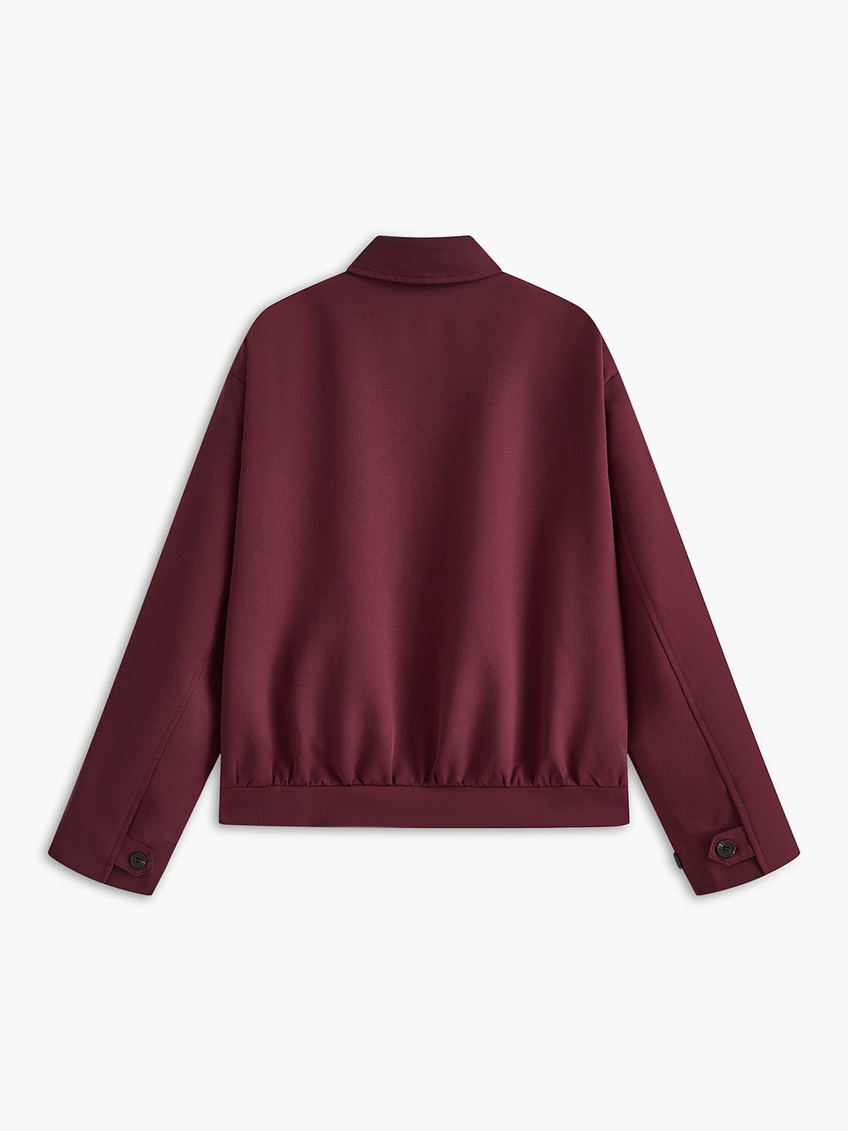 Rote Damenjacke Elegante Minimalistisch Burgunder