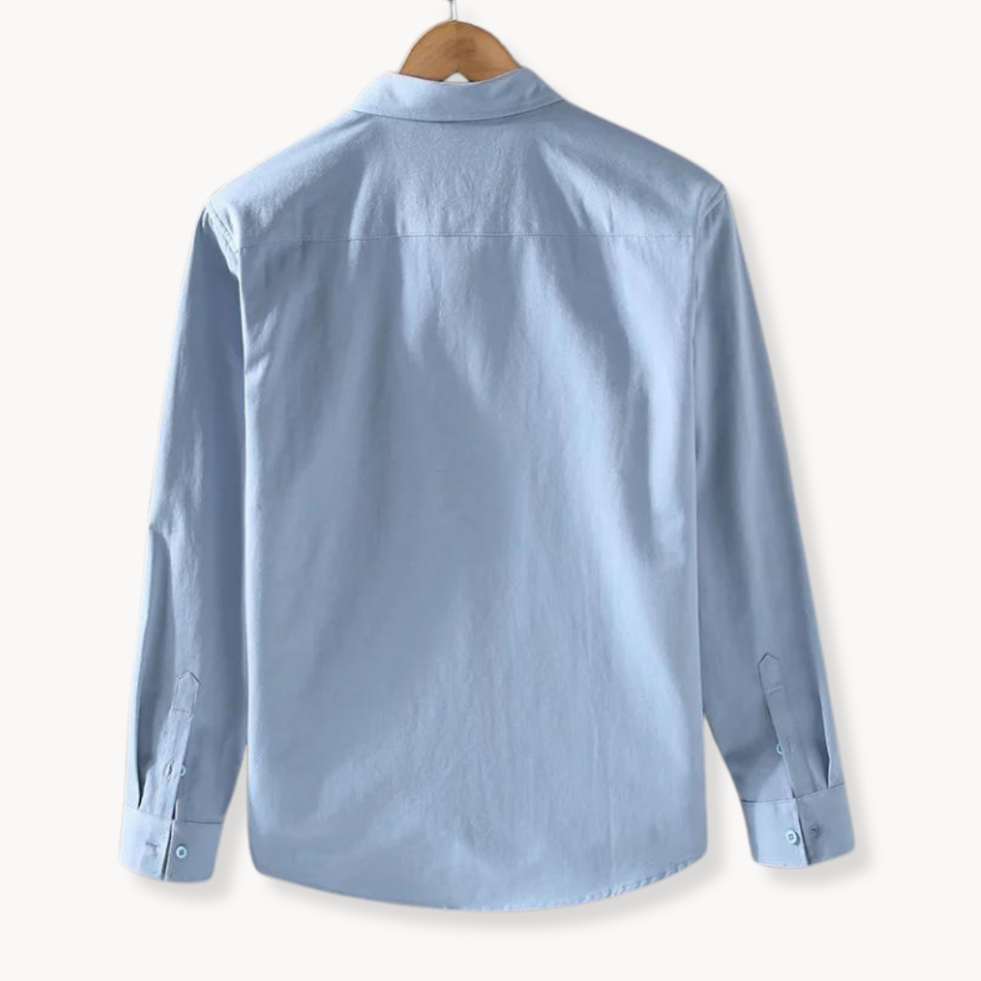 Herren Hemd Baumwolle Klassisch Freizeit Style