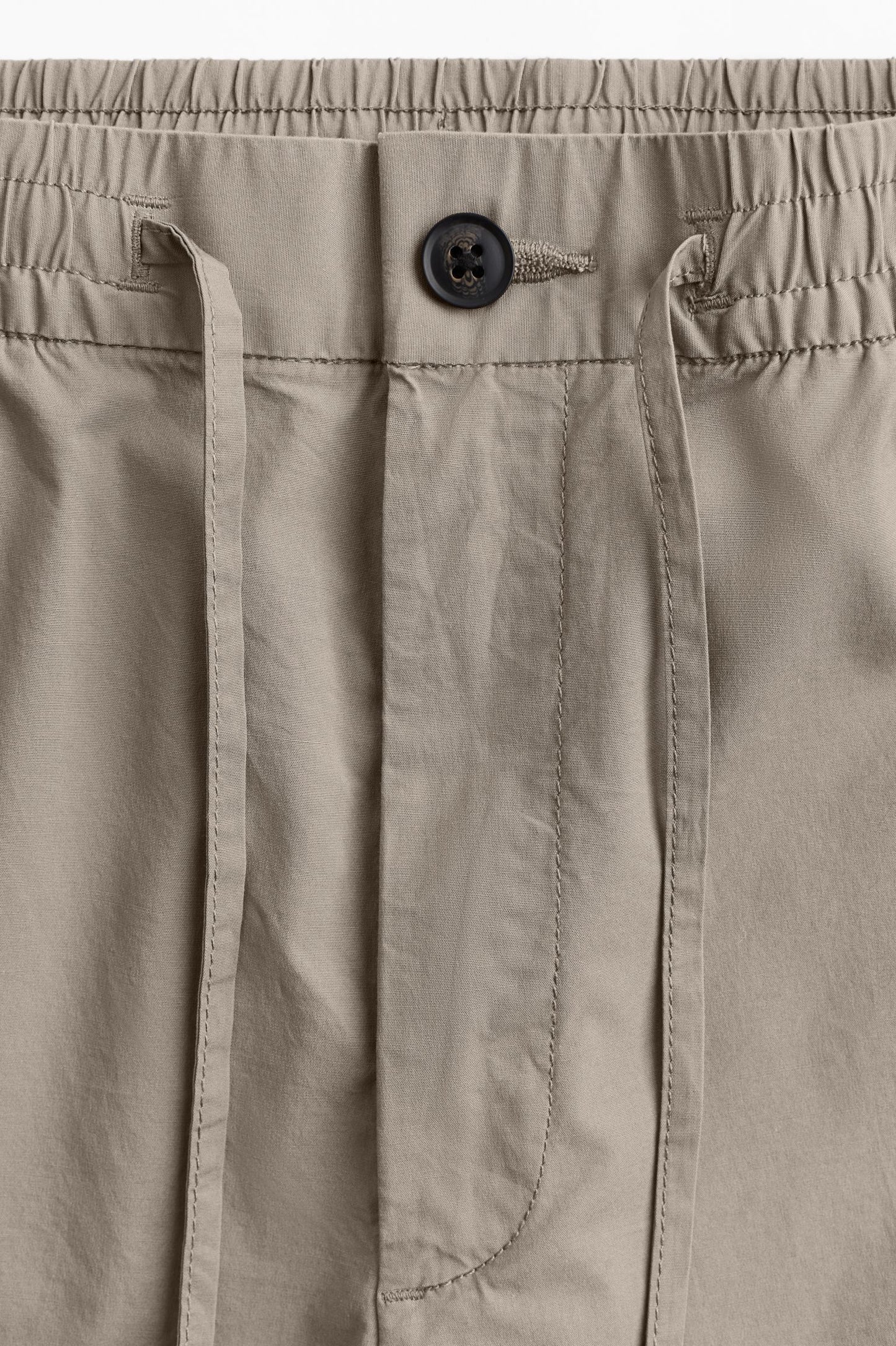Herren Chino Hose Braun mit Kordelzug