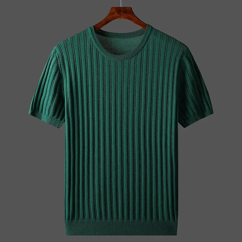 Herren T-Shirt Kurzarm Baumwolle Weich