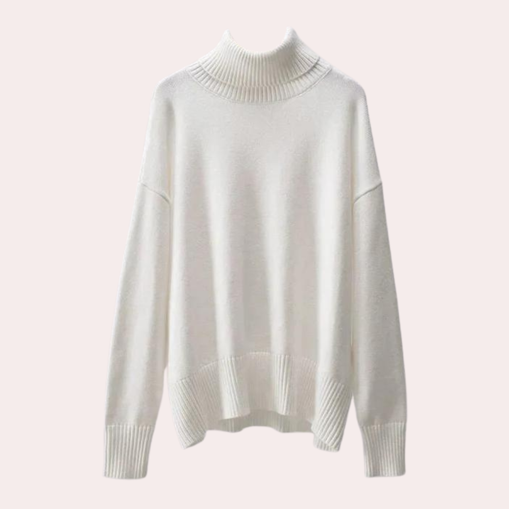 Elegantes, luxuriöses Damen-Rollkragenpullover mit bequemer Passform von Nala