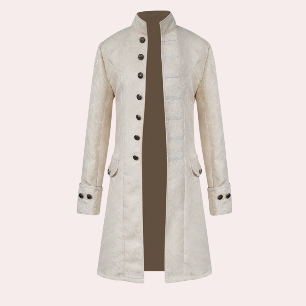 Herren Mantel Lang Weinlese Stil Luxus Winter