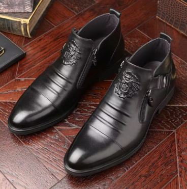 Elegante Herren Lederschuhe Business Schuhe Schwarz - BerlinGlamour