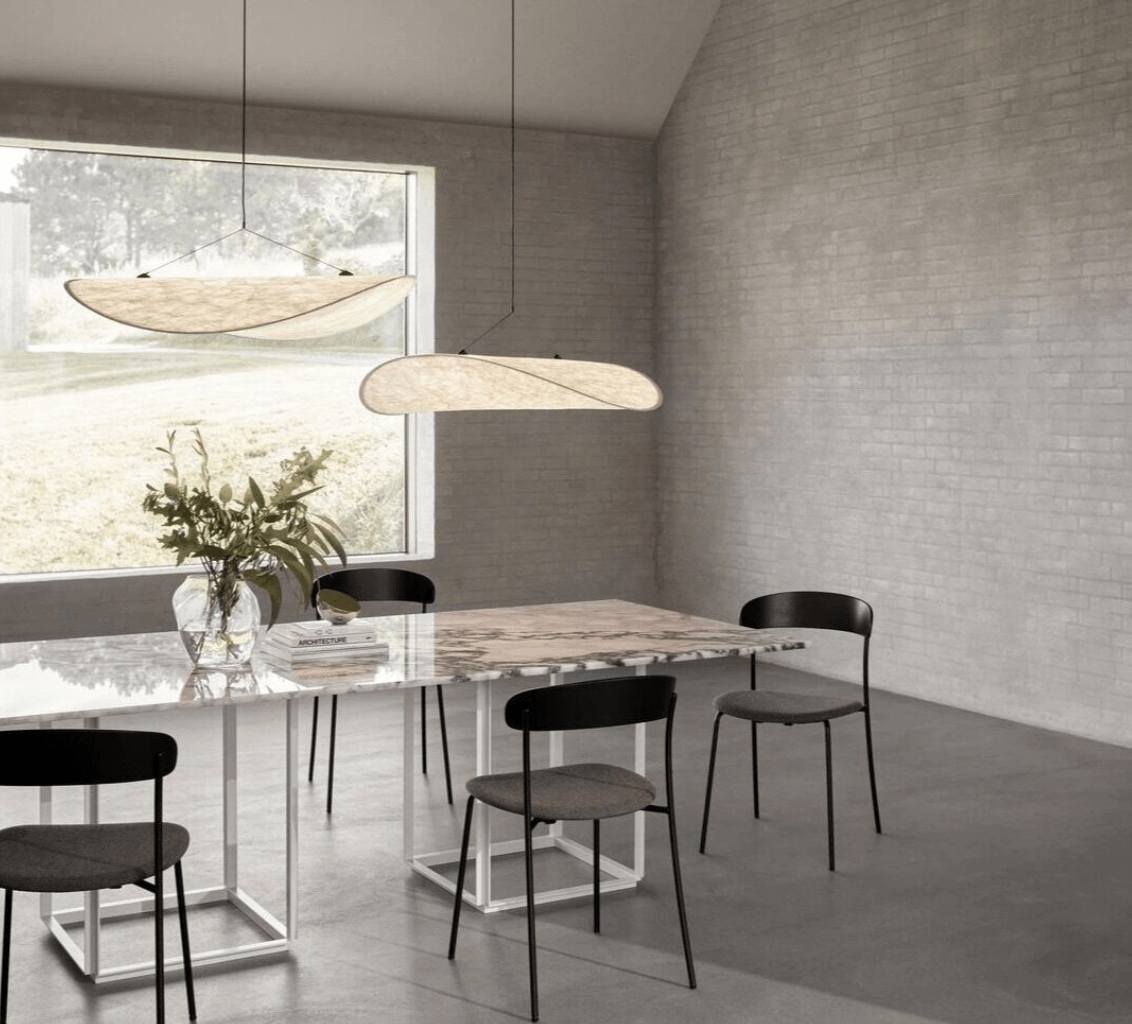 Seidenpendelleuchte Modern Schick Design