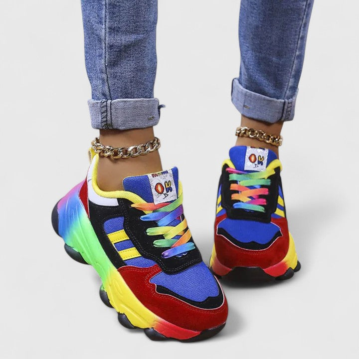 Damen Sneaker Frühling Chunky Modisch Sportlich