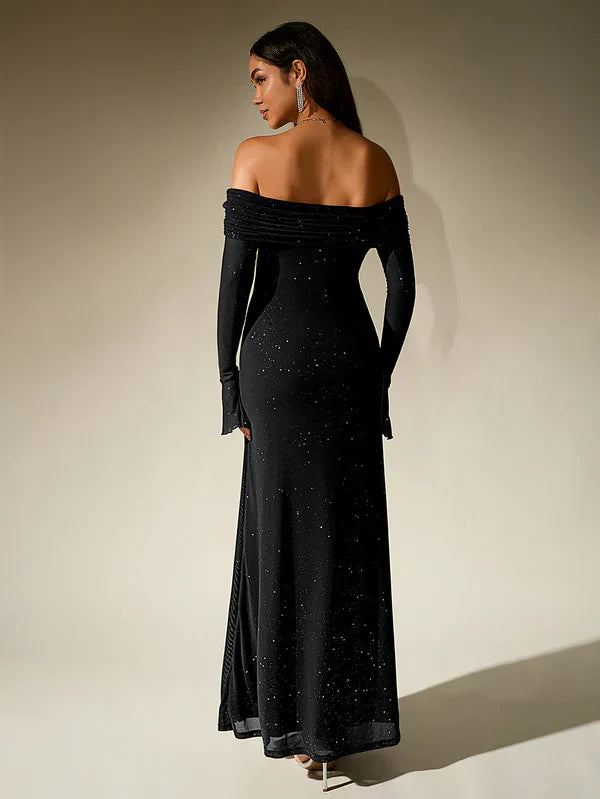 Ella | Elegantes Abendkleid Glitzernd