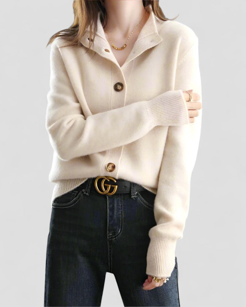 Damen-Strickjacke mit Knopfleiste 3