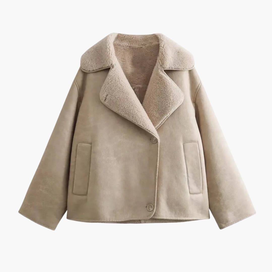 Damen Fleecejacke mit Reißverschluss und langen Ärmeln 1