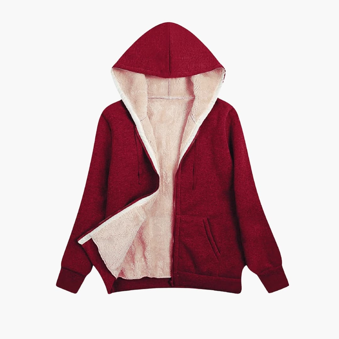 Damen Kapuzenjacke mit Reißverschluss 2