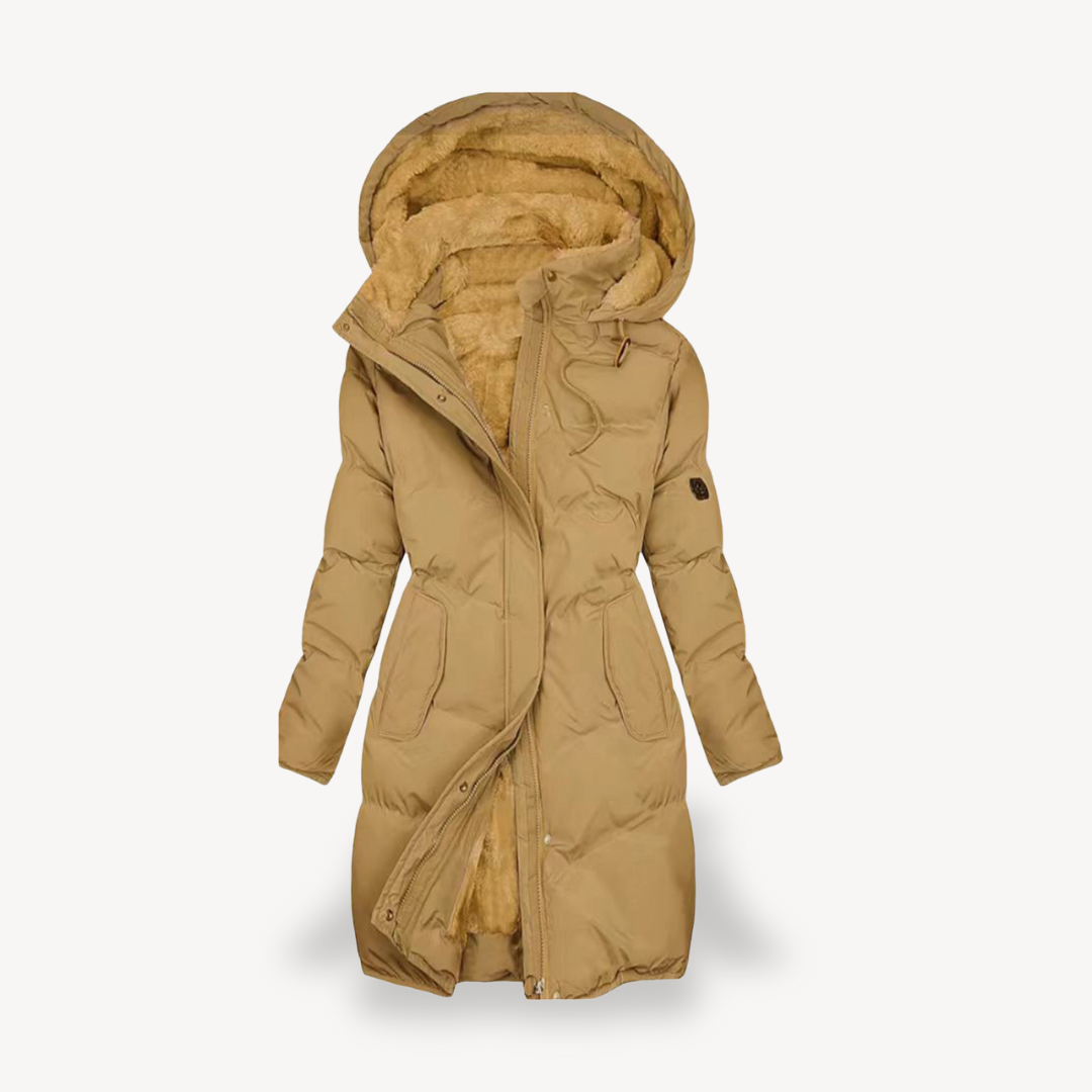 Damen Pufferjacke mit Kunstpelzfutter | Loravelle 2