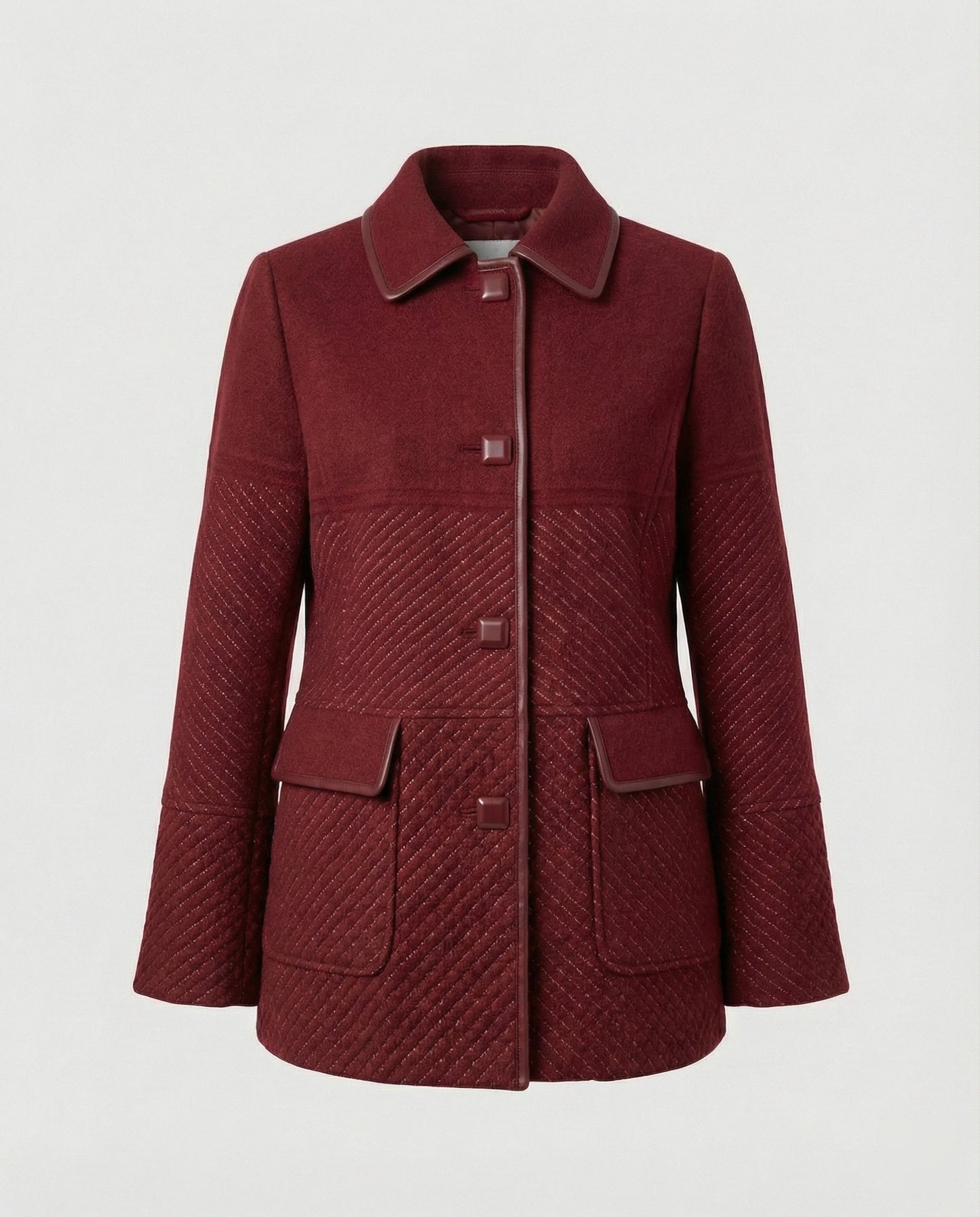 Übergroße Wolljacke Weit Schnitt Stricken Frauen