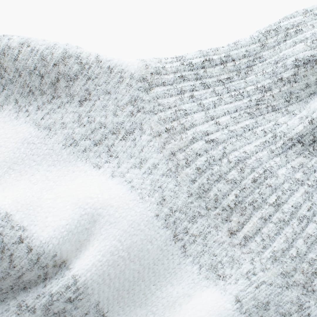 Damen pullover mit Rollkragen und gestreifter Oberfläche 3