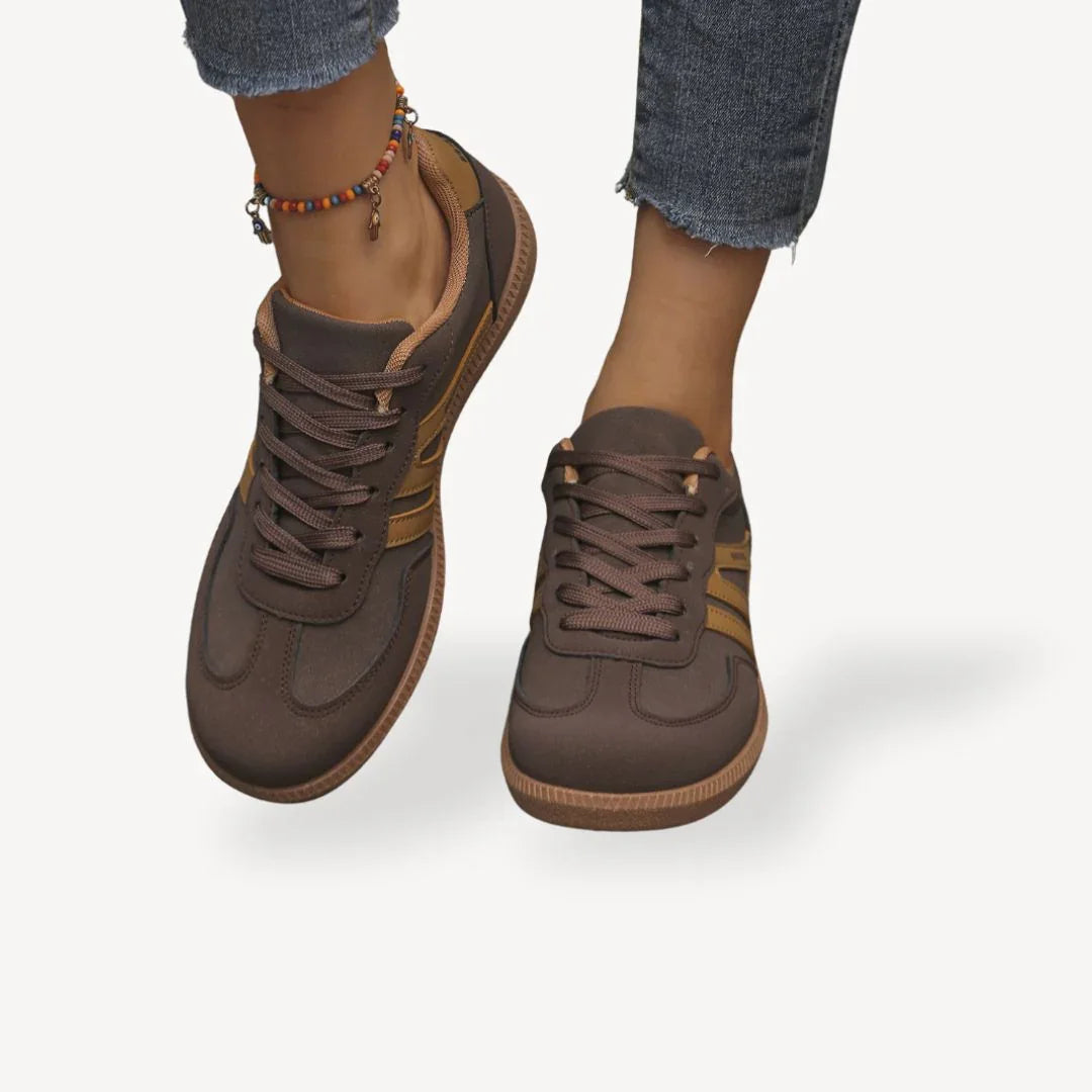 Damen Sneaker Modern mit Akzenten Sportlich Freizeit